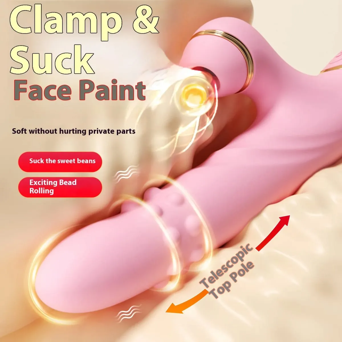 vibrator for women bead telescopic thrust gun clitoral sucking vibrator usb charging adult sex toy dildo g-spot stimulator vibra
