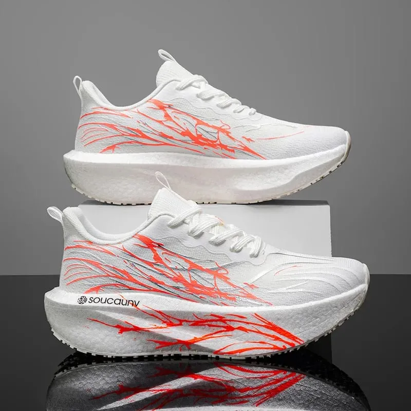 Marathon Men Running Shoes Lightweight Women's Comfortable Carbon Board Speciality Sports Breathable Athletic Nonskid Sneakers — image 4