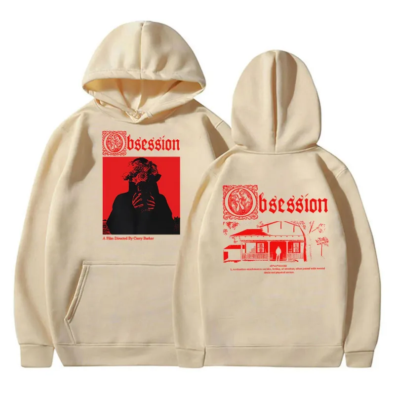 Obsession Movie Horror 2026 Hoodie Men Women Fleece Clothing Pullover Sweatshirt Vintage Fashion Long Sleeve Hoodies Streetwear