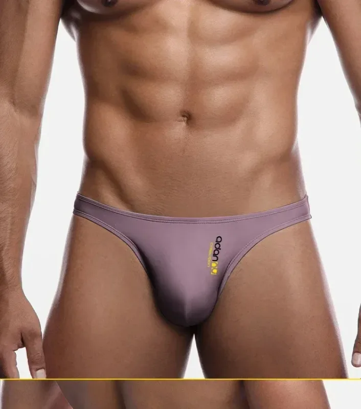 Men Modal Low‑Rise Briefs Sexy Solid Color Simple Triangle Underwear Sports Breathable Comfortable Male Panties