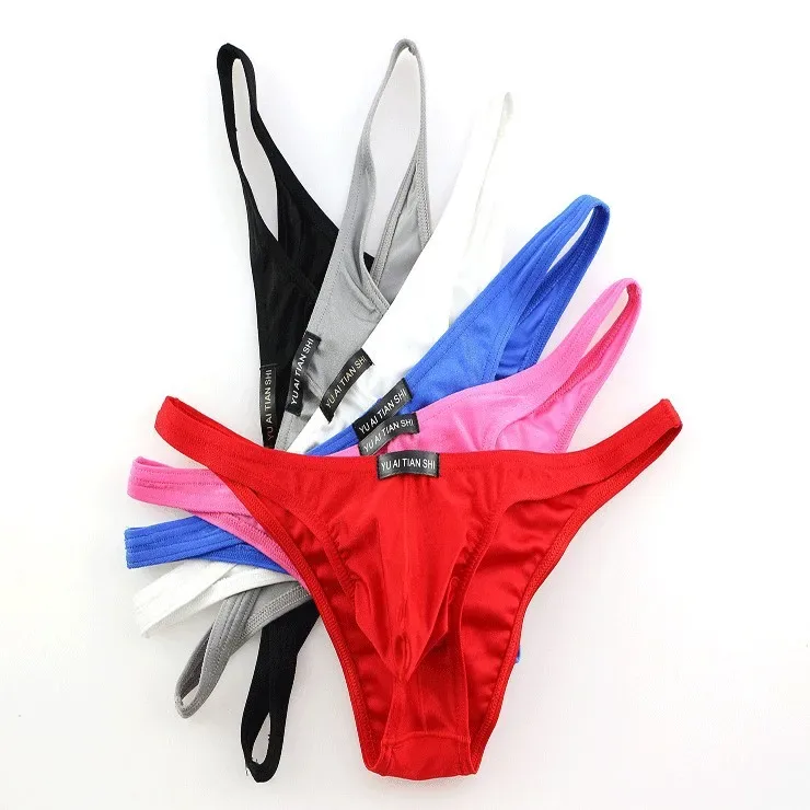Sexy Unterwäsche Herren Slips Low Waist Nylon Jockstrap Mini Slips Bikini Shorts Jockstrap Cueca Unterhosen Jockmail — image 14