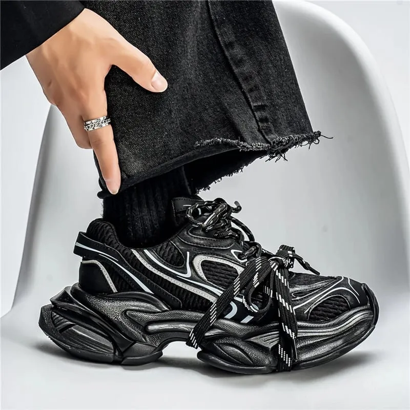 2025 New Women's Shoes Mesh Sneakers Casual Shoes White Couple Dad Shoes Ladies Autumn Star Same Style Flat Sport Anti-slip