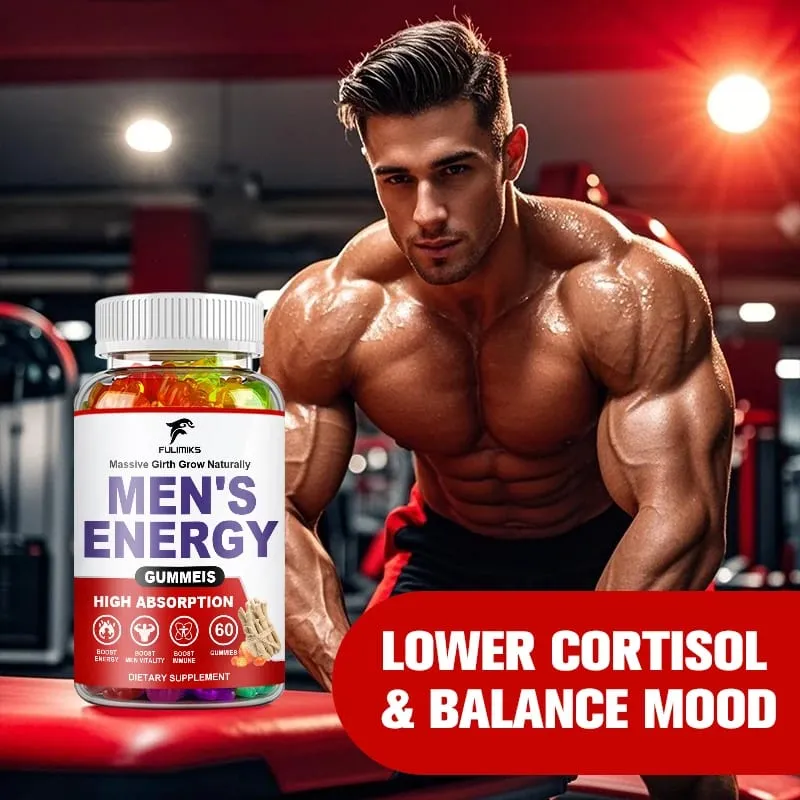 【Buy 1 Get 1 Free】Testosterone Booster Gummies For Men - Enhances Strength & Stamina - Optimizes Performance Male Enhancement