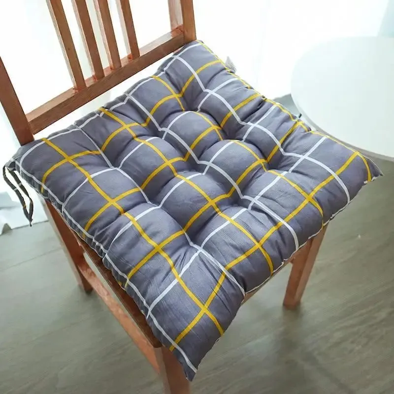 Měkký tlustý polstrovaný čtvercový sedák s roztomilými kreslenými potisky Pevné kravaty pro domácí kancelář Vnitřní použití venku Polyester Odolný — image 6
