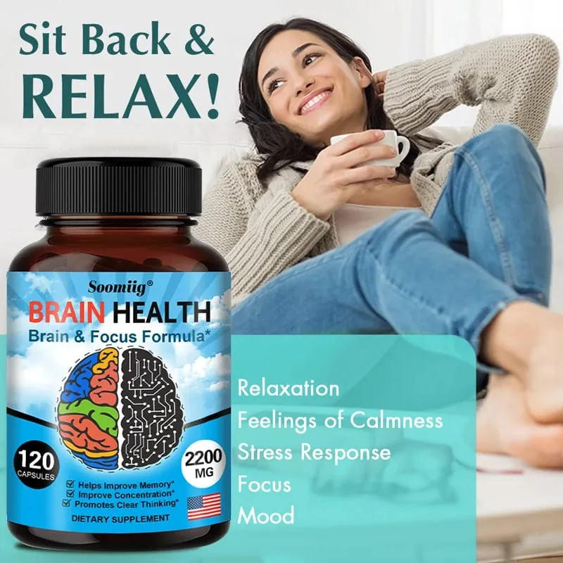 Ginkgo Biloba Capsules 1200mg Supports Memory Brain Function and Mental Alertness Brain Health Supplement 30/60/120 Capsuels — image 6