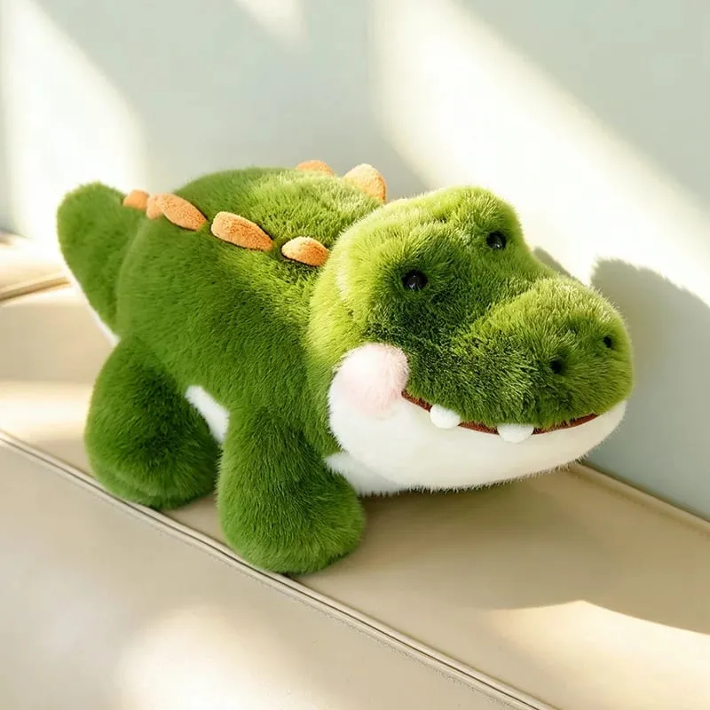 Lovely Crocodile Plush Chubby Animal Cute Huggable Pillow Sofa Backrest Home Bed Decro