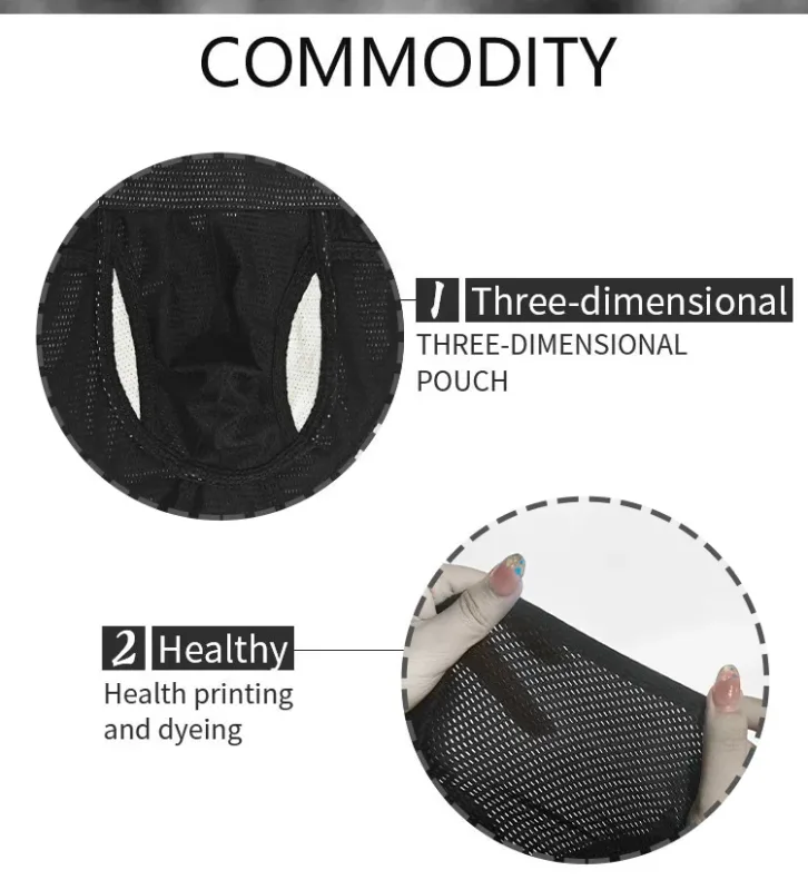 1PC Mesh Breathable Men's Underwear with Fly Pouch Front Open Bulge Separated Pouch Youth Korean Version Youth Briefs