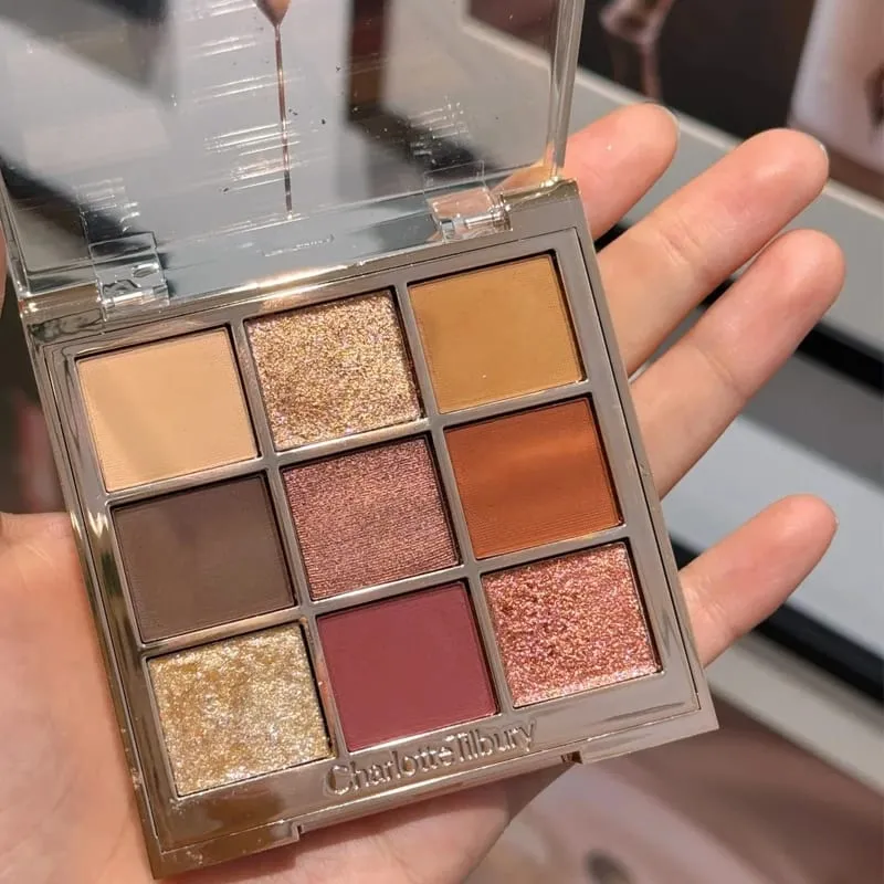Charlotte Tilbury PILLOW TALK Série Coração Macio Cor Dupla Pó Blush Placa de Cores Código de Cores Quentes Primeiro Amor Sexo em Fogo