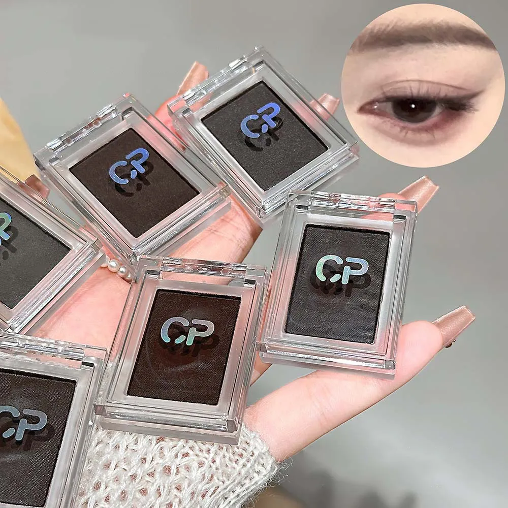 1Pc Dark Brown Eyeliner Cream Waterproof Beauty Cosmetics Long Lasting Gel Eyeshadow 2 in 1 Makeup Tool Matte Eye Liner — image 5