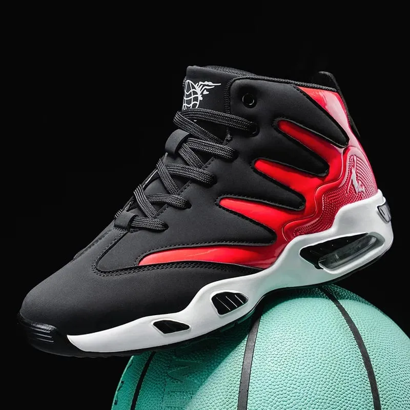 Men's High-Top Basketball Shoes Heavy-Duty and Stable Lace-Up Training Sneakers Unisex Suitable for Running Sports Basketball Walking. Ideal Gift for Men Lightweight Comfortable Lace-Up Closure Men's Basketball Shoes High-Quality Men's Sh