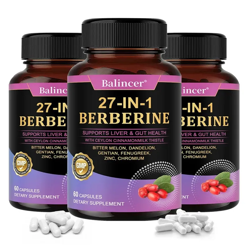 Berberine with Ceylon Cinnamon Supplement - Extra Strength for Immune System Digestive Health & Energy Production