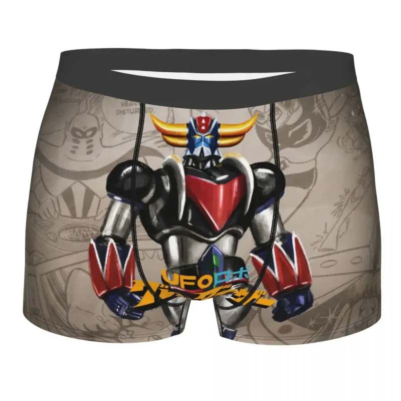 Custom Novelty Goldorak Ufo Robot Grendizer Boxers Shorts Panties Male Underpants Breathbale Briefs Underwear — image 27
