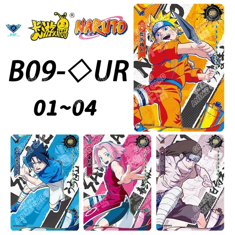 Kayou Naruto New T4W8 T2W9 Anime Rare Card Full Series ASP BP PU HR AR CR MR UR Complete Set Anime Collection Card Kids Toy Gift — image 2