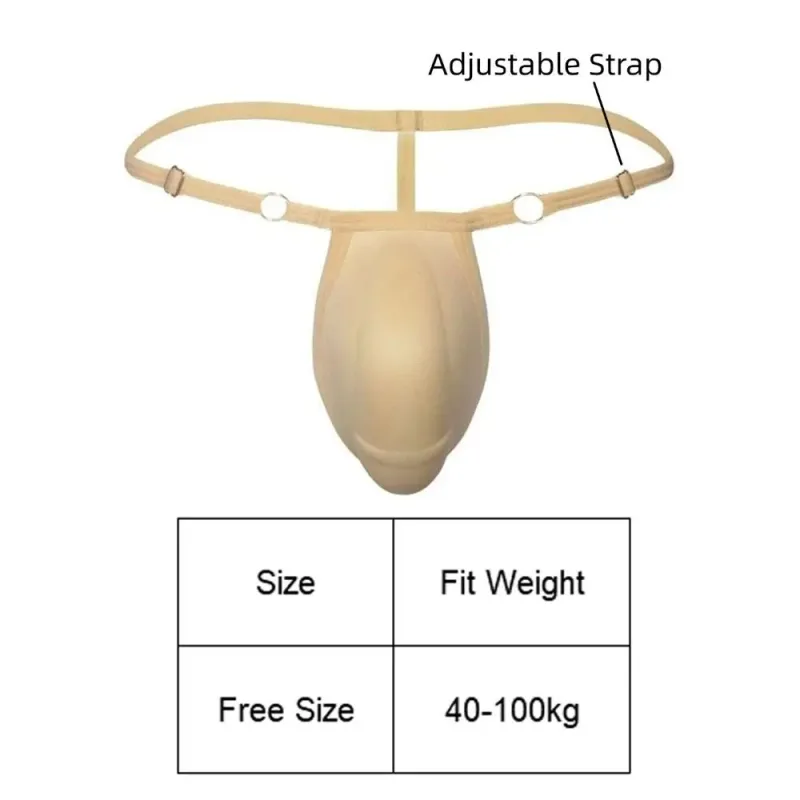 T-back Push Up ฟองน้ำถ้วย Pad Thongs ปรับ 3D ด้านหน้าเบาะกางเกงไม่มีรอยต่อต่ำเอวชาย Shapewear กางเกงผู้ชายอุปกรณ์เสริม — image 6