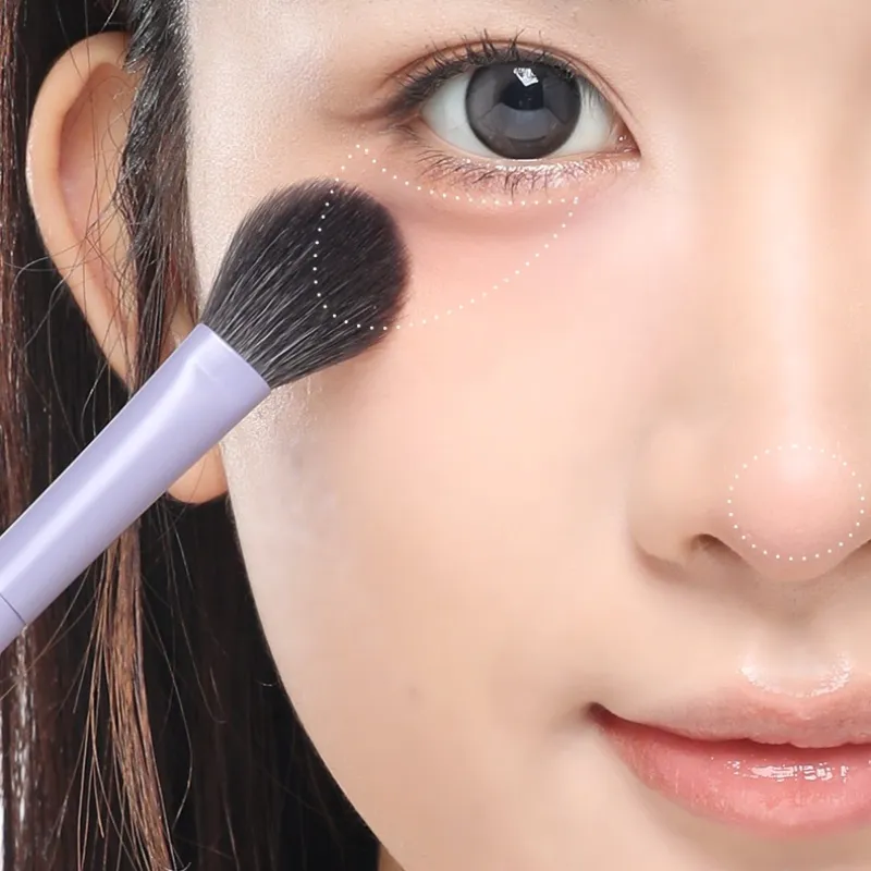 1PC Super Soft Purple Blusher Brush Foundation Contour Eye Shadow Brush Highlight Brow Shadow Brush Makeup Brushes — image 3