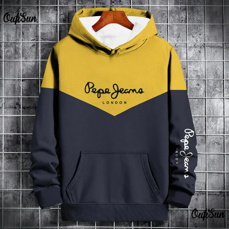 Autumn and Winter Casual Men's Hoodies Funny Splice 3D Print Sweatshirts Outdoor Sports Pullover Fashion Trend y2k Clothes Tops — image 8