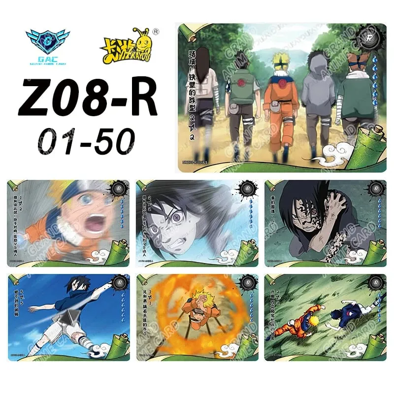 Kayou Naruto New T4W8 T2W9 Anime Rare Card Full Series ASP BP PU HR AR CR MR UR Complete Set Anime Collection Card Kids Toy Gift — image 21