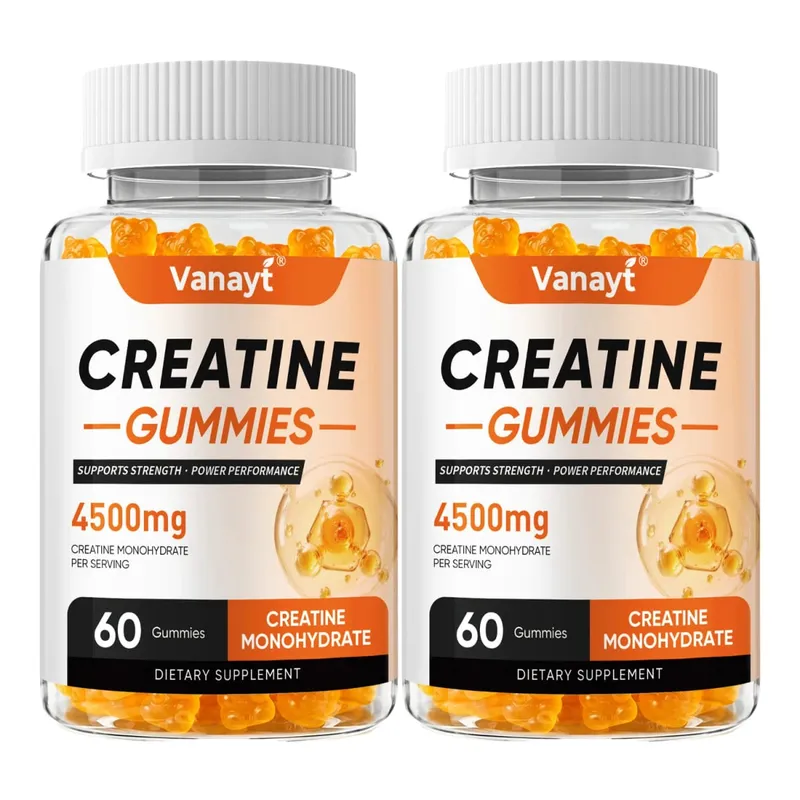 Creatine Monohydrate Gummies 4500mg - Boost Energy Build Muscle Mass and Improve Athletic Performance