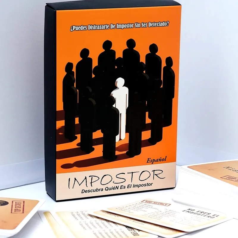 Spanish Card Game Party Friends The Imposter El Tonto del Pueblo Black Stories Unanimous Strategy Board Games Mision Secreta