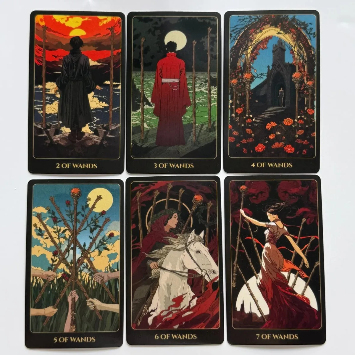 Ukiyo Tarot Cards English Visions 78 Deck Board Playing Games
