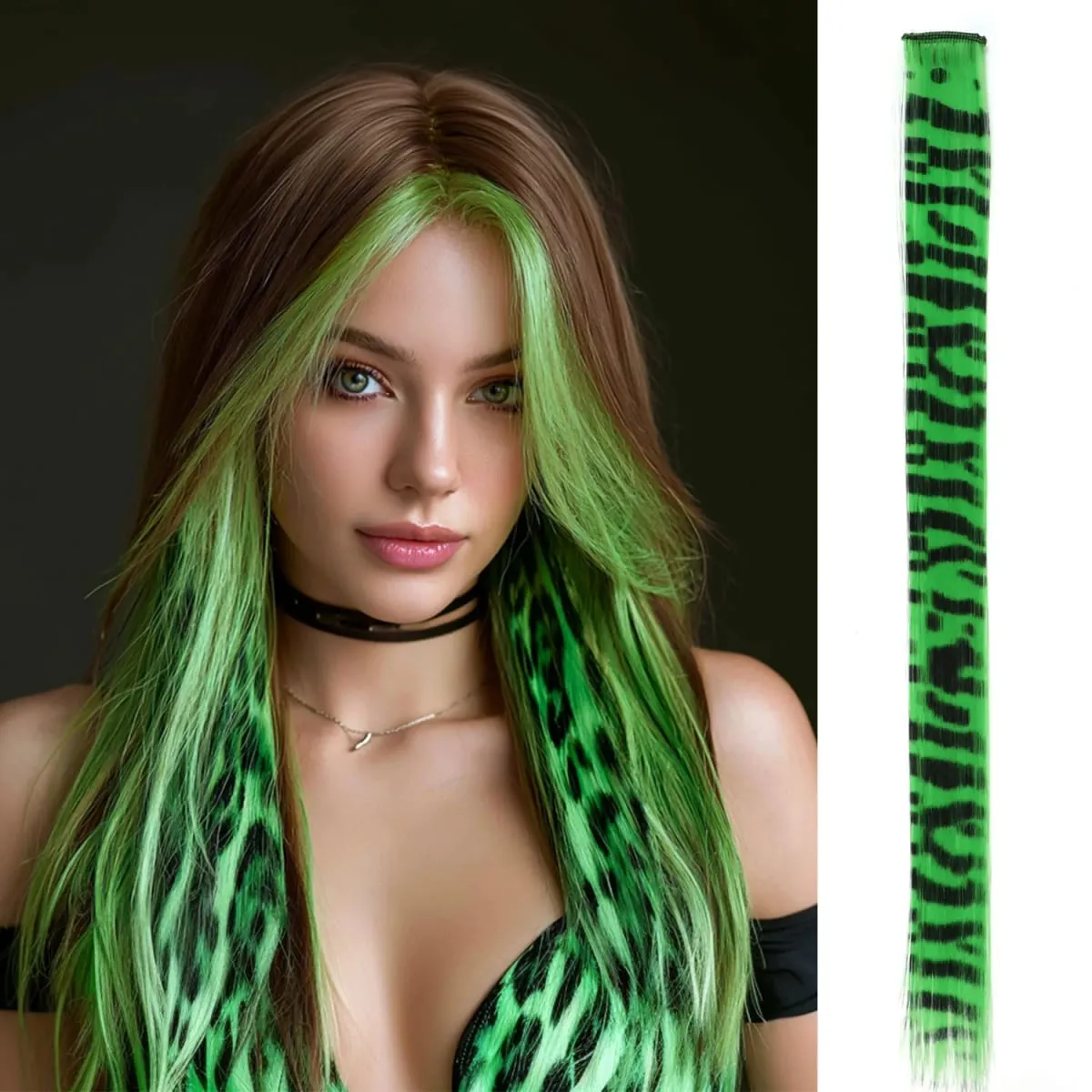 Synthetic Clip in Feather Hair Extensions 18inch 22inch Colorful Clip in Hair Halloween Christmas Party Use for Women Girls
