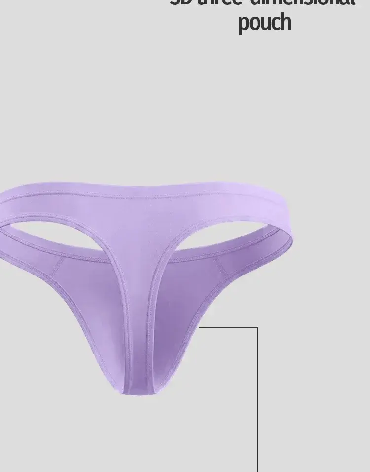 Summer New Men Underwear Cool Breathable Moisture Wicking Briefs Sports Supportive 3D Pouch Panties with High Elastic Waistband