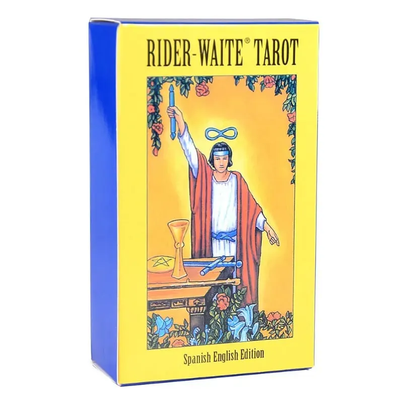Authentic Rider-Waite Tarot Deck with English/Spanish Booklet for Beginners And Expert Card Reading