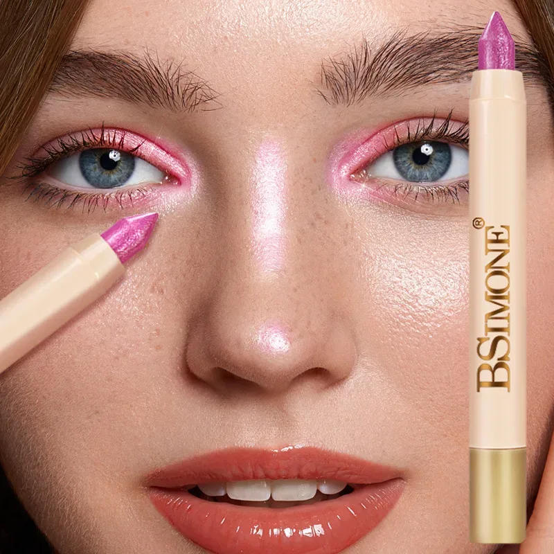 1PC Pearlescent Eyeshadow Sticks High Pigmented Eyeshadow Pencil Glitter Waterproof Long-Lasting Eye Makeup Non-Smudged