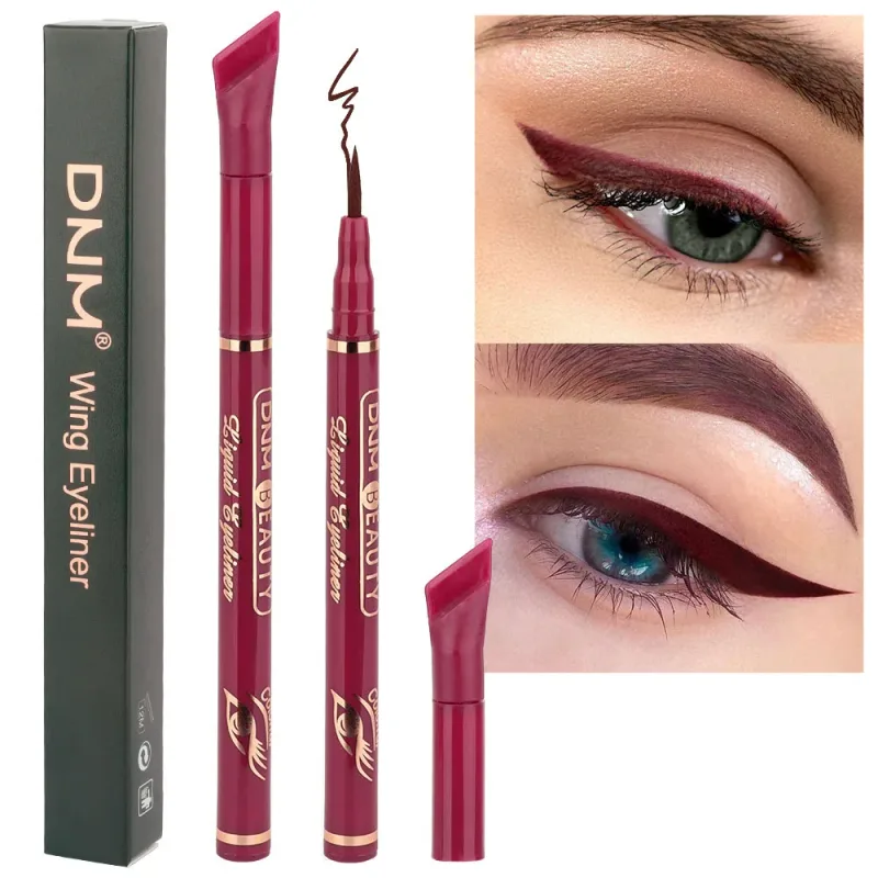 12 Colors Matte Liquid Eyeliner Pen Black Purple Makeup Waterproof Quickly Drying Smooth Ultra-thin Eye Liner Wing Tips Cosmetic