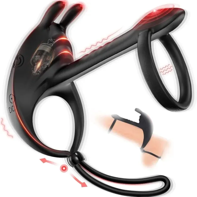 Vibrierender Penisring, Vibrator, Penisring, Masturbator, Penisring, Erwachsenenspielzeug, Sexspielzeug für Männer, Verzögerung der Ejakulation, Erektion, Penisring