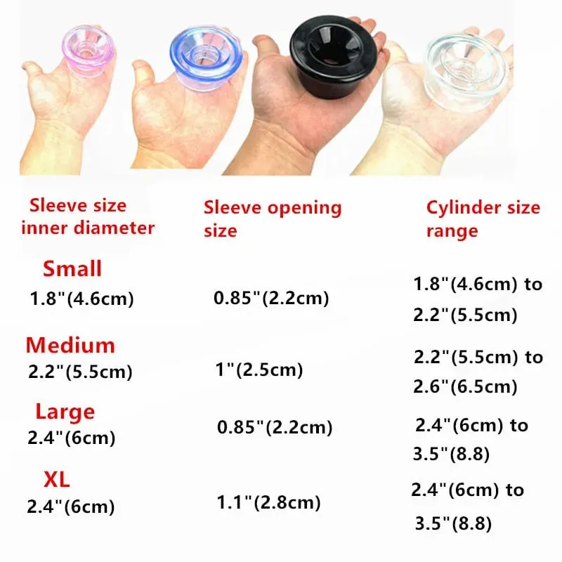 2026 New Silicone Sleeve Sealing Ring for 4.6-7Cylinder Penis Pump Silicone Accessory Sex Toys for Men — image 4