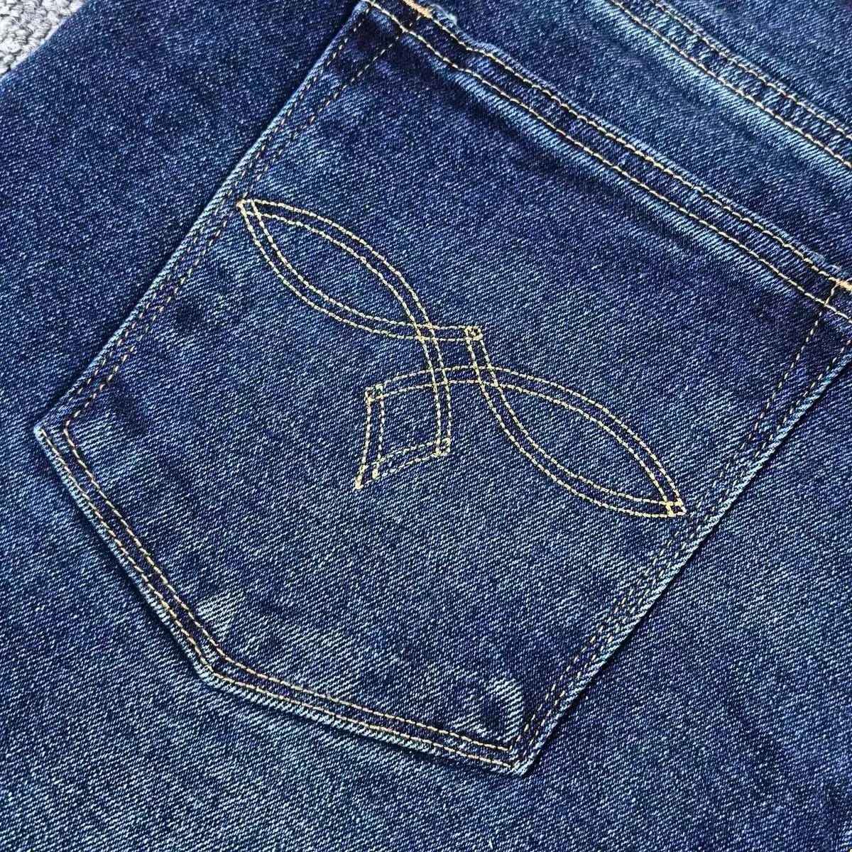 RRL American Retro Elastic Denim Jeans Indigo Washed Thick Straight Cut Wear Resistant Men's mid Waist Zipper Fly Autumn Season