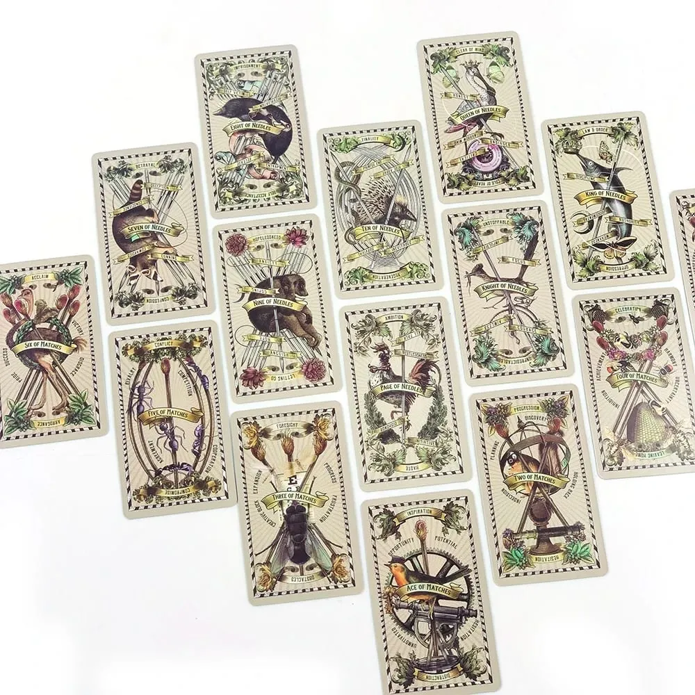 5 Cent Tarot Cards 78Pcs Vintage Retro Tarot Deck Divination Borad Game Cards Game for Tarot Reading Beginner — image 5