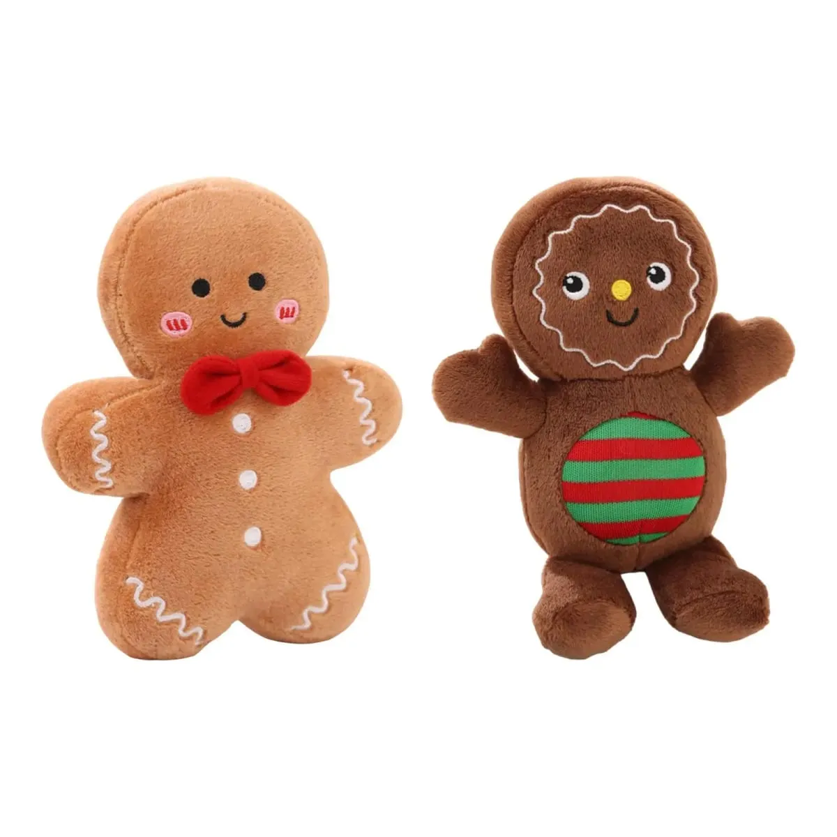 Smiling Gingerbread Man Christmas Throw Pillow Sofa Pillow Home Decoration Novelty Holiday Home Decor for Living Room