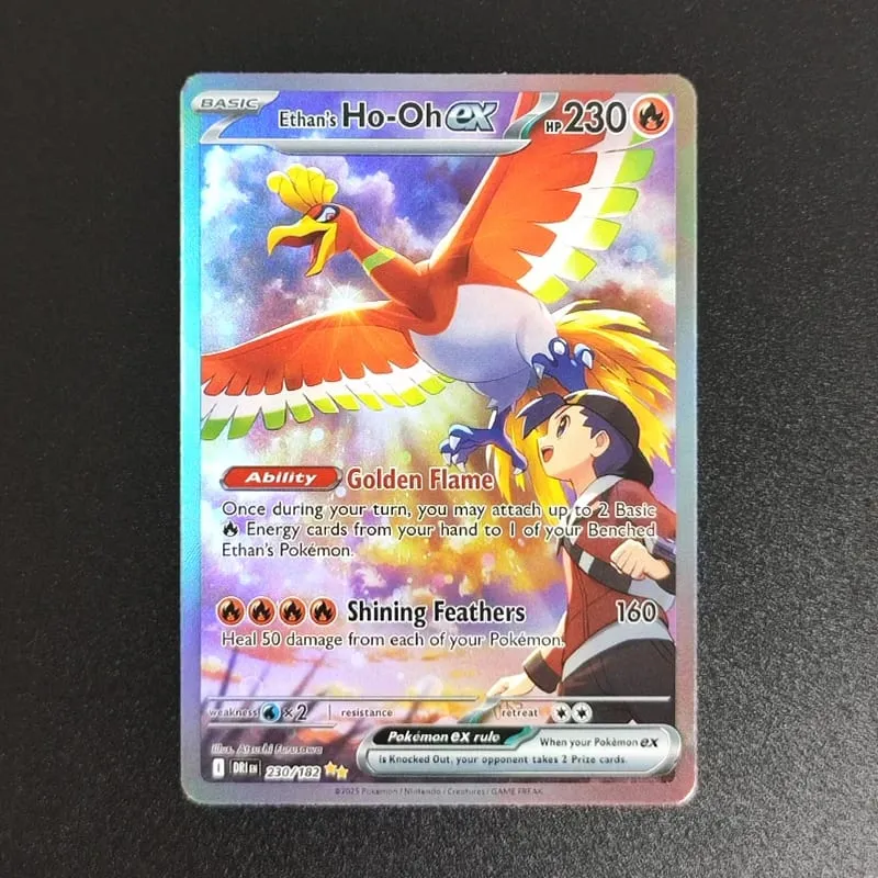 tcg Card English SV10 SV09 Destined Rivals Team Rocket's Mewtwo Cynthia's Garchomp Ethan's Ho-Oh Trading Card Game — image 9