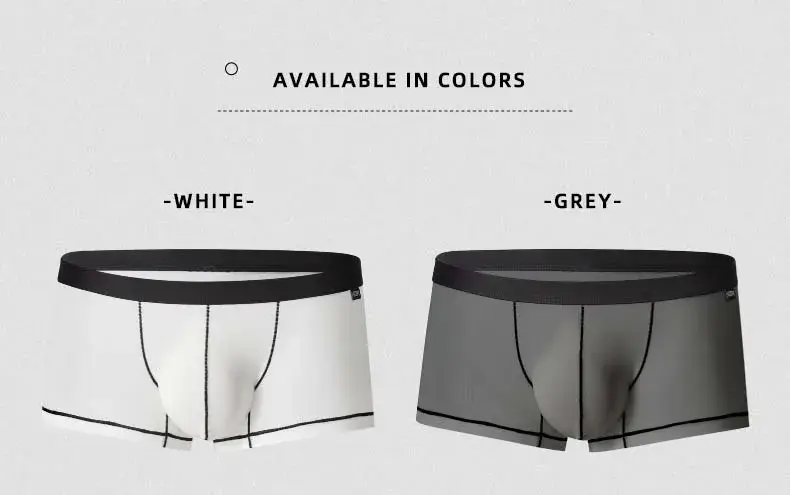 Lingerie sexy da uomo ultra sottile in seta di ghiaccio U Touch comoda, traspirante, boxer sexy, boxer da uomo GT272