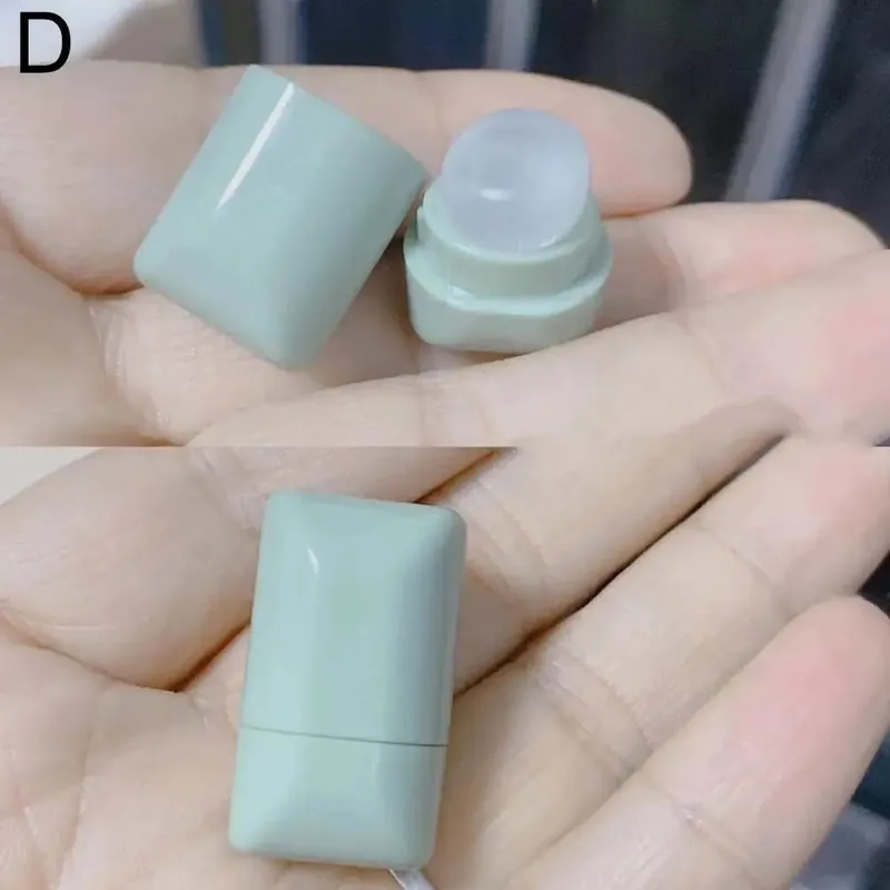 1/4 STK Bærbar tegneserie mini silikone læbebørste Cute Bear vinklede concealer børster Lip Balm Lip Gloss Concealer Make Up børster — image 10