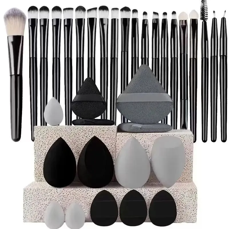 20Pcs Professional Makeup Brushes Set Soft Synthetic Hair Cosmetic Brush for Foundation Eyeshadow Eyebrow Eyeliner Blending Make — image 16