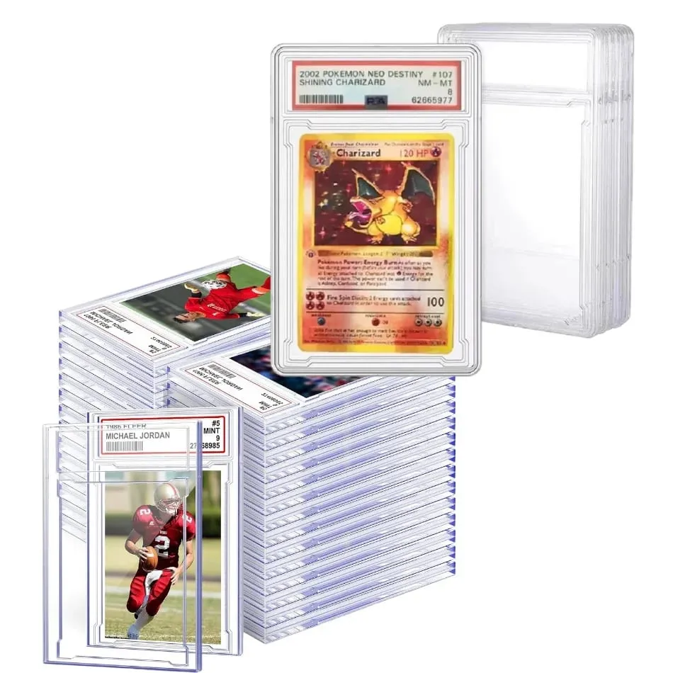 PSA Rating Star Card Transparent Card Brick Complete Set Card BoxGame Cards Pokémon Collection Card Box Accessorie Toy Gifts — image 1
