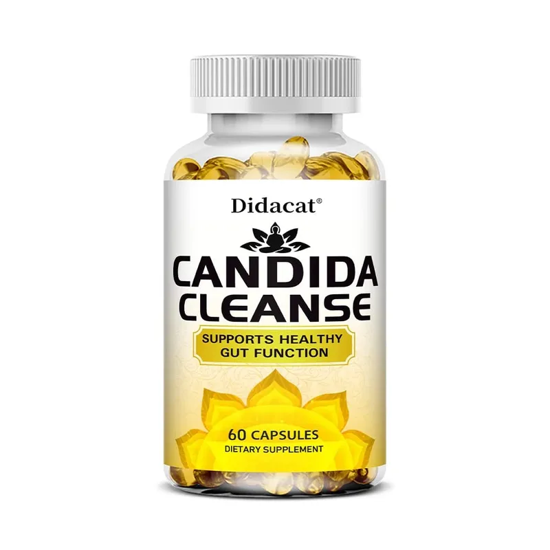 Candida Cleanse-contém ervas naturais e probióticos para apoiar a função intestinal saudável e a saúde imunológica, adequado para unissex — image 9