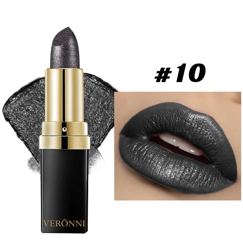 Gothic Eyeshadow Palette 15 Colors & Black Lipstick - Dark Romantic Smoky Eye Vampire Halloween Makeup Matte Shimmer Dark Lip