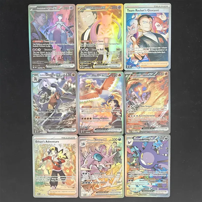 tcg Card English SV10 SV09 Destined Rivals Team Rocket's Mewtwo Cynthia's Garchomp Ethan's Ho-Oh Trading Card Game — image 19