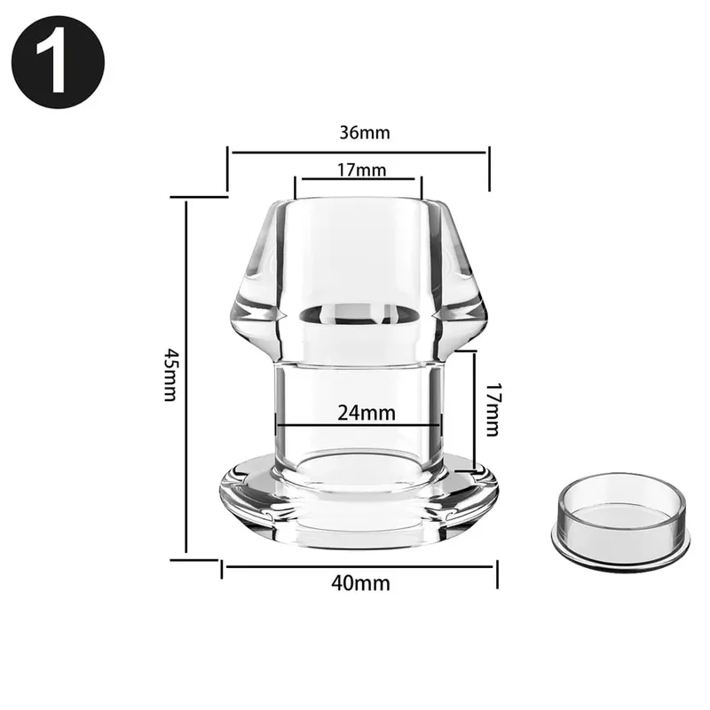 Tapón Anal hueco, tapones para los glúteos de silicona con tapón, dilatador Anal, expansión del túnel del ano, masaje de próstata, Juguetes sexuales para mujeres, hombres, Gay