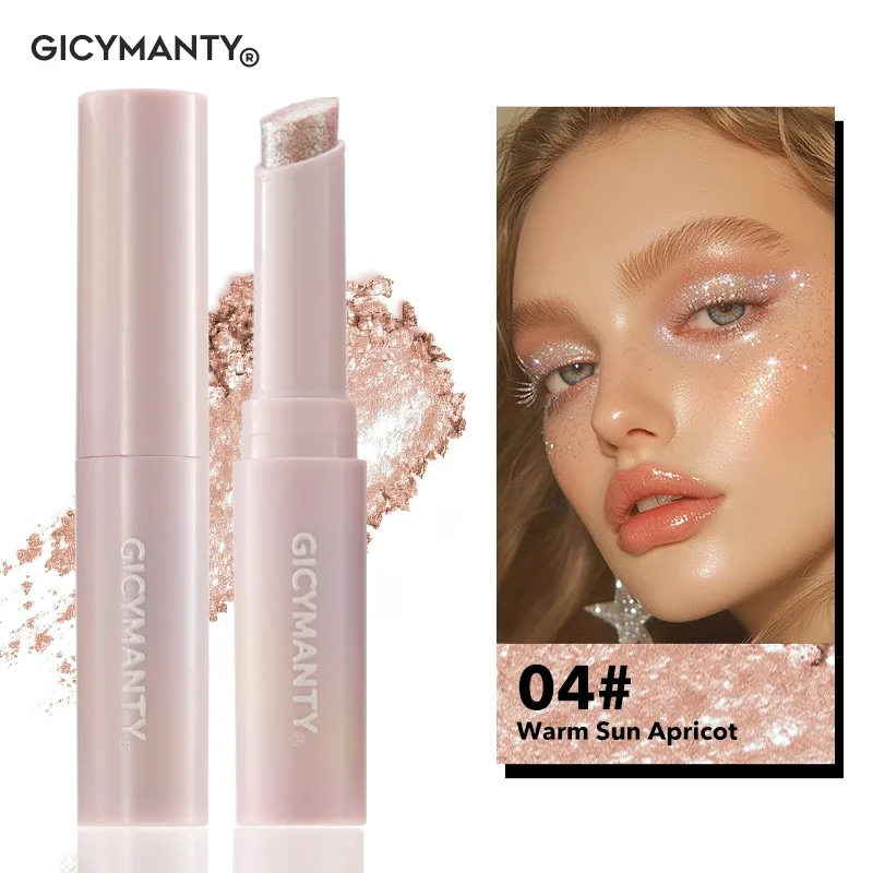 Jelly Eyeshadow Stick Holographic Pearl Shimmer and Delicate Glitter for Eye Brightening — image 10
