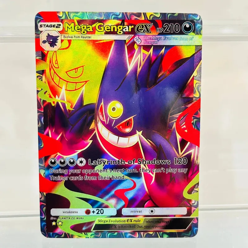 Mimikyu ex English Version Collectible Grade DIY Foil Texture Nice Condition Premium Anime Collection Cards