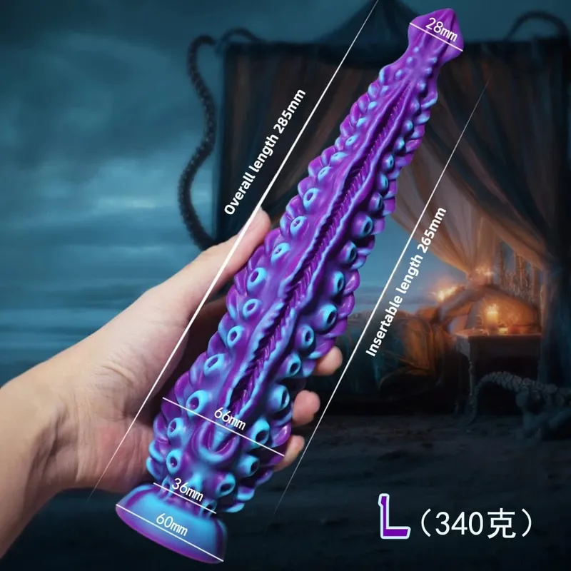 Fantasy Octopus Tentacle Anal Dildo Long Penetration Plug Realistic Gspot Stimulator Anal Dilator Sex Toy 18+