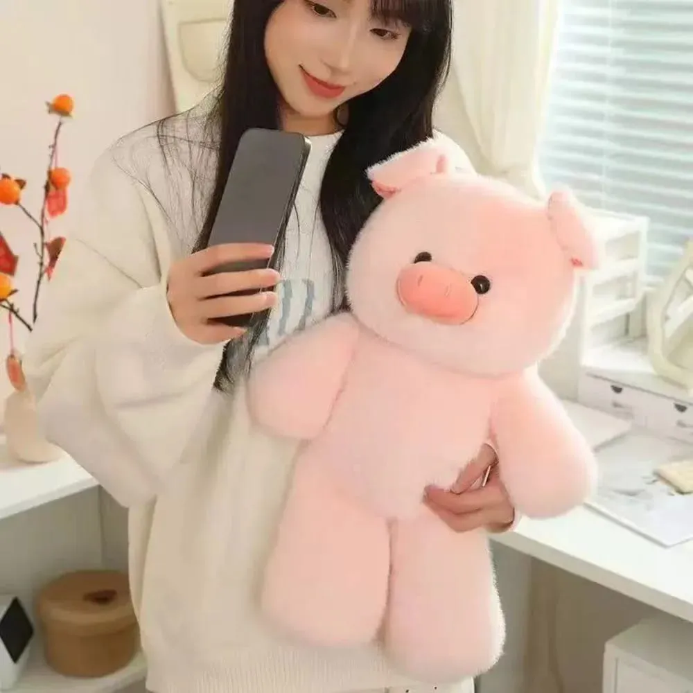 Creative Gift Soft Pig Stuffed Animal Plush Pillow Emotional Support 17.7inch Stuffed Animals Plush Cute Plush Pillow