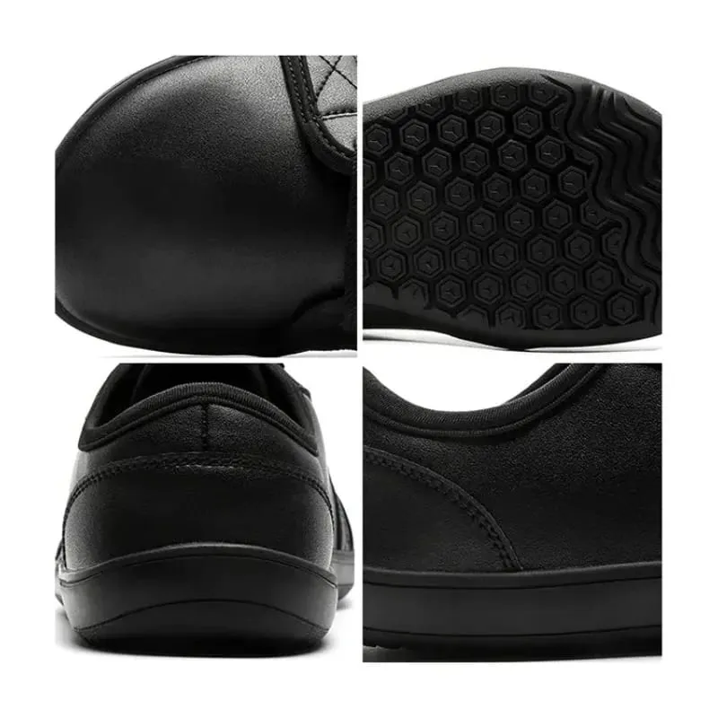 2025 New Minimalist Shoes for Men Women Wide Toe Barefoot Zero Drop Shoes Casual Artificial Leather Lightweight Walking Sneakers — image 7