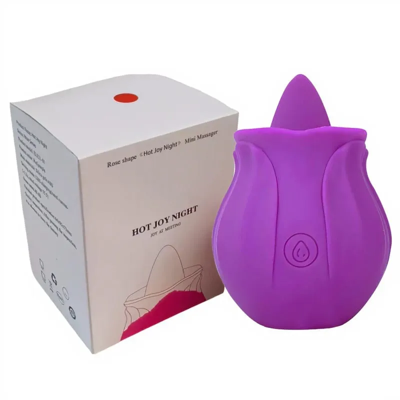 Rose Shape Vagina Sucking Vibrator Intimate Good Nipple Sucker Oral Licking Clitoris Stimulation Powerful Sex Toys for Women