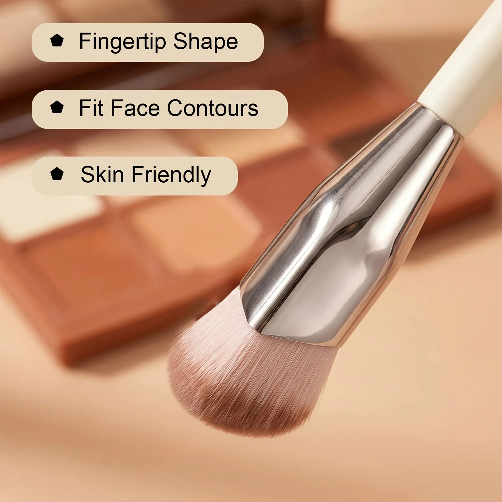 1/2Pcs Professional Makeup Brush Set Multi-Functional Face Brushes for Foundation Liquid Blush Highlighting